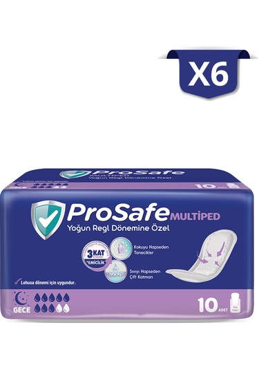 Prosafe Multiped Gece 10'lu X6