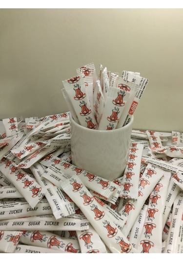 Stick Şeker Beyaz Toz Şeker Tatlandırıcı 2.5 G