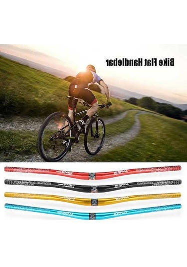 Artfulabode Siyah Mtb Gidon Gidon Gidon Gidon Düz Dağ Bisikleti Bisiklet Bisiklet Anodize Alüminyum Alaşım 780mm Hc Siyah