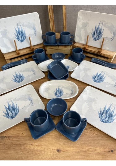 Takım Kahvaltı Blue Magıc 27 Parça 6 Kişilik