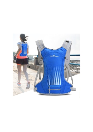 Sones Free Knıght Fk0215 Bisiklet Su Torbası Yelek Yürüyüş Su Temini Ekipmanları Sırt Çantası Mavi