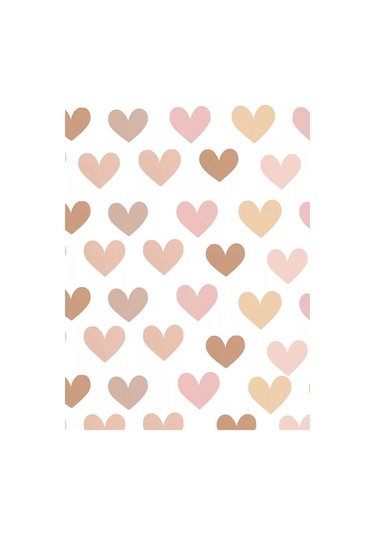 Sticker Home 14 Şubat İçin Duvar Çıkartmaları Kalpler 198334541 Bej