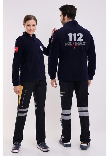 Acil Sağlık Unisex Polar Mont - Lacivert