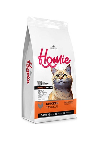 Homie Tavuklu Yetişkin Kedi Maması 1500 G