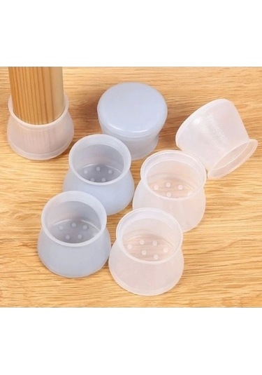 Masa Ve Sandalye Ayak Koruyucu Silikon 12 Adet Çok Renkli