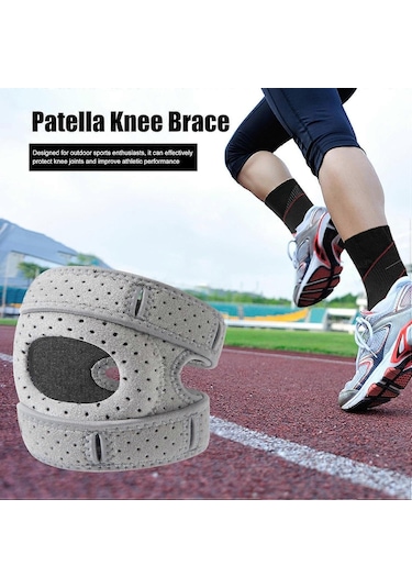 Wellnee Diz Pedleri, Ayarlanabilir Diz Desteği, Spor İçin Sabitleyici Diz Pedleri, Erkekler Ve Kadınlar İçin Diz Ağrısını Hafifletir, Gri