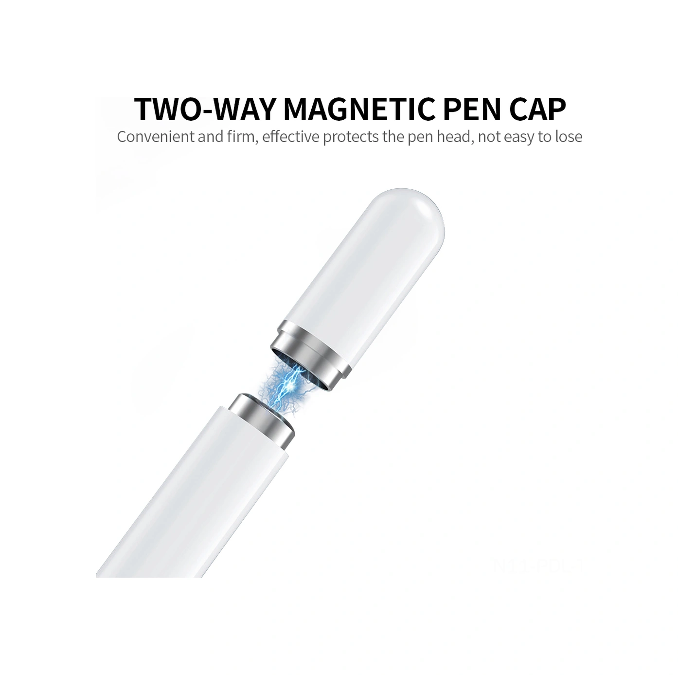 Padalink Siyah Metal Pasif Disk Kalem - Dokunmatik Hassas - İos/android Uyumlu - 3'ü Bir Arada El Yazısı Stili