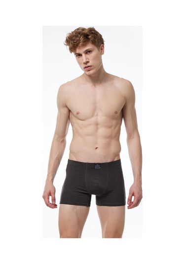 Malabadi Erkek Antrasit 5 Li Pamuk Elastan Boxer 5m074 Antrasit