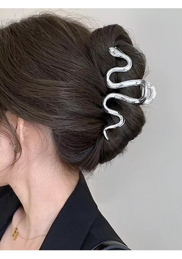 Symbol Saç Tokası Metal Büyük Plastikten Yozgar 177490859 Gri