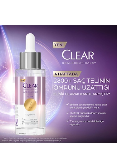 Clear Scalpceuticals Şampuan 2 x 300 ML + Serum 45 ML