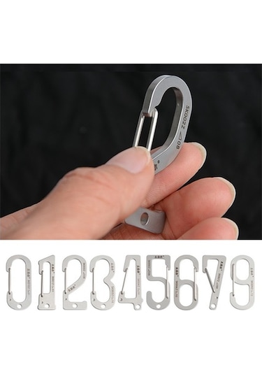 Pazly Yürüyüş Ve Pratik Karabinalı Kampçılık, İçin Geeroyoo Dayanıklı Çok Çelik Balıkçılık Anahtarlık Amaçlı Aksesuar - Jz