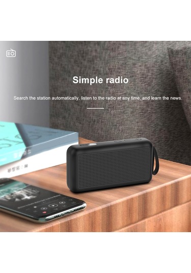 Xiyyadms Küçük Taşınabilir Siyah Bluetooth Hoparlör - 2021 Yeni Model, Kreatif Resimli, Karta Takılabilir, Logo Özel Tasarımı, Kablosuz Müzik Dinlemesi