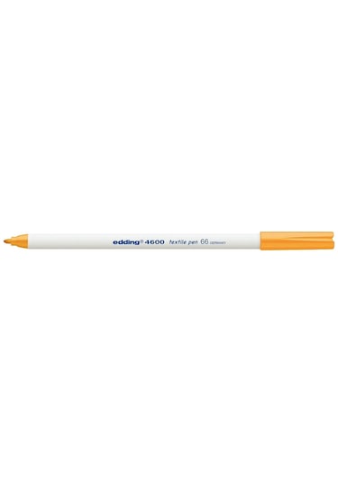 Edding 4600 Kumaş Kalemi - Fosfor Turuncu - N.66