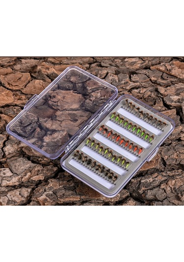 Leo 28254 50 Adet Sinek Balıkçılık Lures Kiti Yapay Yem Bas Alabalık Somon