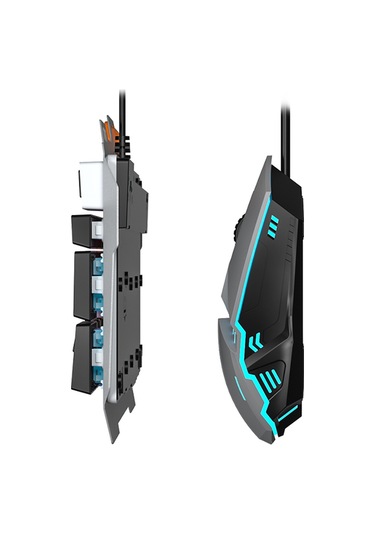 Lecoo CM107 USB Kablolu Rainbow Türkçe Q Klavye & Mouse Seti