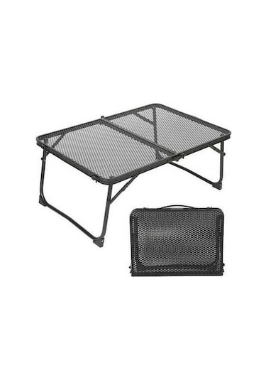 Bloomnest Pratik Renkli Piknik Panel Örgülü Masası Yüzeyi, Taşınabilir Kamp Masası, Katlanır Kanatlı, Hafif Çelik Barbekü Açık - Çok Renkli Çok Renkli