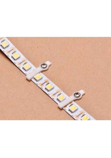 Şerit Led Sabitleme Aparatı Ip20 (10 Adet) Vida Dahil