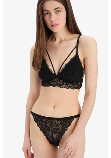 DeFacto Dantelli Kaplı Pedli Bralet-Fall in Love R6569AZ25SPBK27 DeFacto Dantelli Kaplı Pedli Bralet-Fall in Love R6569AZ25SPBK27