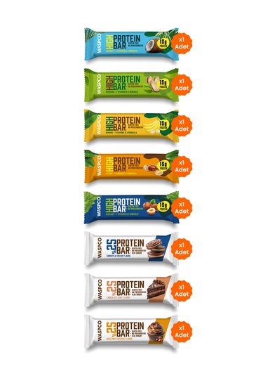Protein Bar Karma Paketi 8 Adet 8 Çeşit