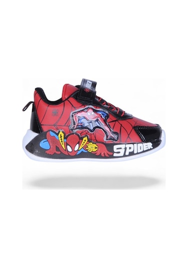 Ayakcenter 836 Spider Cırtlı Erkek Çocuk Spor Ayakkabı Kırmızı