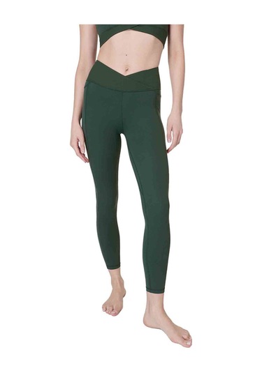 Sweaty Betty Summer Super Soft 7/8 Wrap Leg 8022 Yeşil