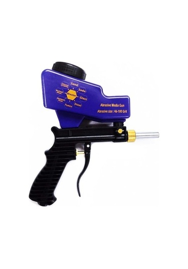 Pazly Yerçekimi Taşınabilir Kumlama Tabancası Havalı Patlatma Pas Mavi Makinesi Jms Cihazı Ayarlanabilir