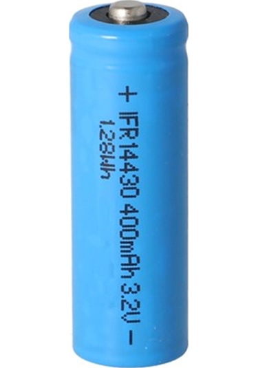 Ifr 14430 - 400 Mah 3.2V lifepo4 Pil Düğme Üstü Korumasız