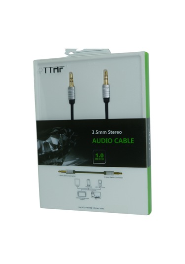 TTAF 3.5 MM Jack  AUX Mikrofon ve Ses Kablosu 1 Mt