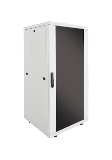 Canovate 26u 600x800mm 19'' Dikili Tip Network Rack Kabinet Gri Flatpack 2 Yıl Üretici Garantili