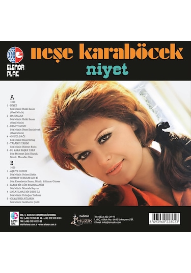 Neşe Karaböcek - Niyet Plak