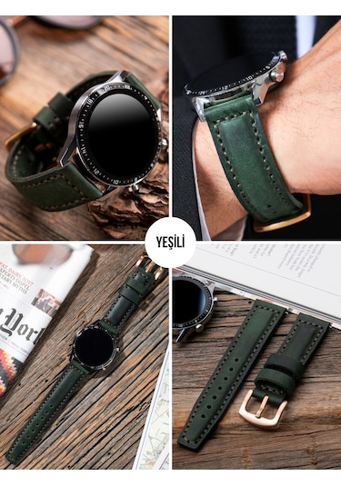 Huawei Watch Gt2 E Pro Gt3 Pro Gt4 Deri Saat Kordonu 22mm Crazy