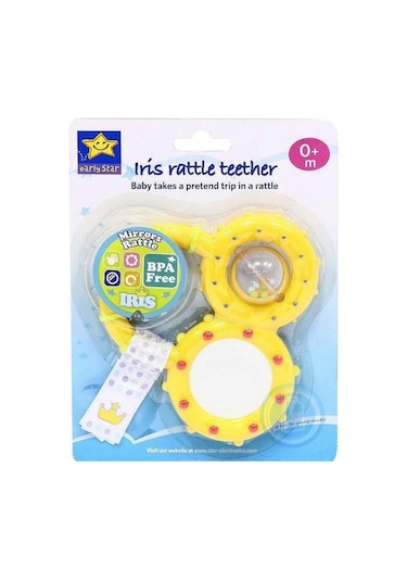 Early Star Iris Rattle Teether