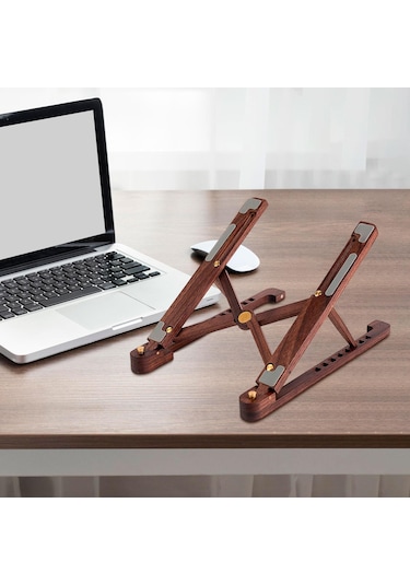Homyl Dizüstü Bilgisayar Standı Yükseltici Koyu-kahverengi