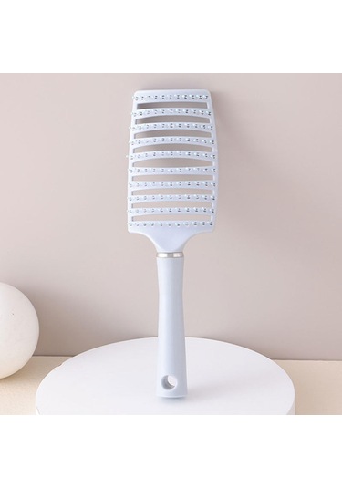 Homyl Havalandırmalı Dolaşık Açıcı Saç Fırçası Mavi Saçları Açmak