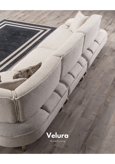 Vista Modüler Köşe Koltuk Takımı & Oturma Grubu Krem