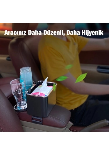 Ally Araç Araba Kol Dayama Bölmesi Konsol Çok Amaçlı Organizatör- 5775