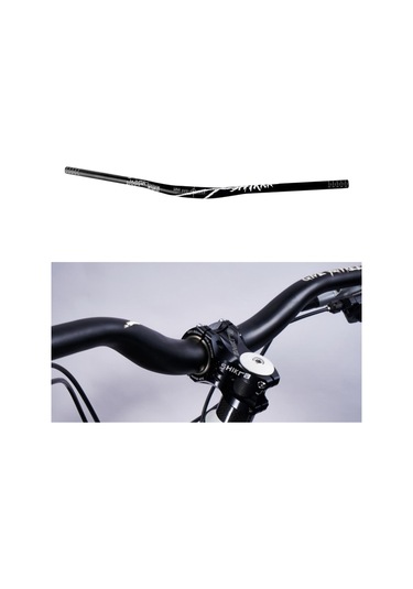 Suntek Dağ Bisikleti Yükseltici Çubuğu Ekstra Uzun Mtb Bmx Dh Siyah