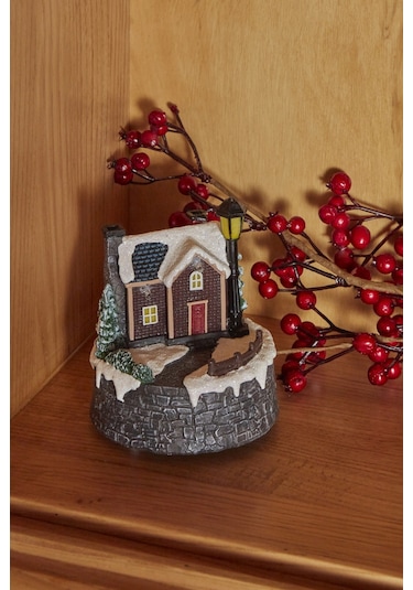 Karaca Home New Year Yılbaşı Led Işıklı Noel Evi 153.09.01.1955