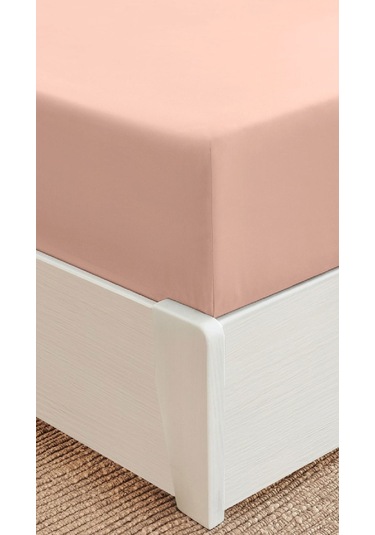 Altın Karma Havlu Lastikli Çarşaf Takımı 180x200 Cm 2 Adet 50x70 Cm Yastık Kılıfı Gül Kurusu