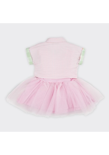 Kız Çocuk Meyve Desenli Elbise 2411gb26010-4334 001