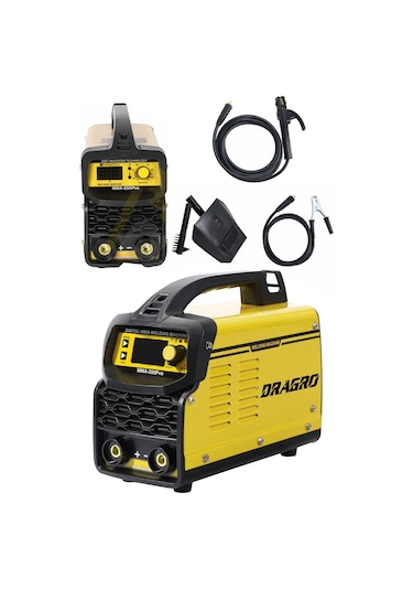 Dragro DRG-200kynk Mma Sarı 200 Amper Profesyonel Dijital Göstergeli Invertör Kaynak Makinesi