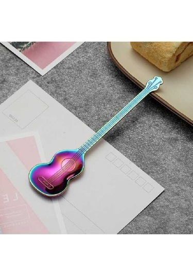 Dancemonkey Paslanmaz Çelik Kahve Mutfak Karıştırma Kaşığı Ahşap