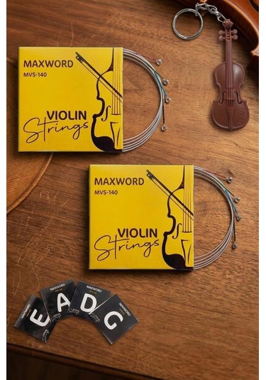 Maxword Mvs-140x 2 Li Paket Profesyonel Keman Teli Seti