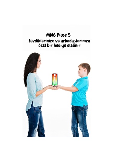 Pluse 5 Mikrofonlu Ses Bombası/360 Ledli Hoparlör/led Işıklı Gece Lambası/dekoratif Aydınlatma