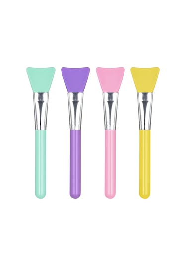 Samdoo Yeşil Silikon Maskara Fırçası - Yumuşak Uçlu, Saçsız, Deri Dostu, Ev & Seyahat Kullanıma Uygun