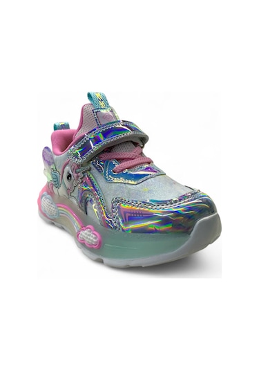 Pepino 1986 Kız Çocuk Okul Öncesi Işıklı Sneaker GÜMÜŞ