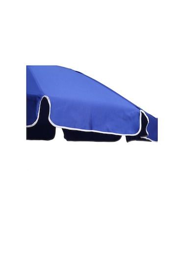 Mashotrend Mavi Gabardin Kalın Kumaş Plaj Şemsiyesi - Balkon Şemsiyesi - Bah