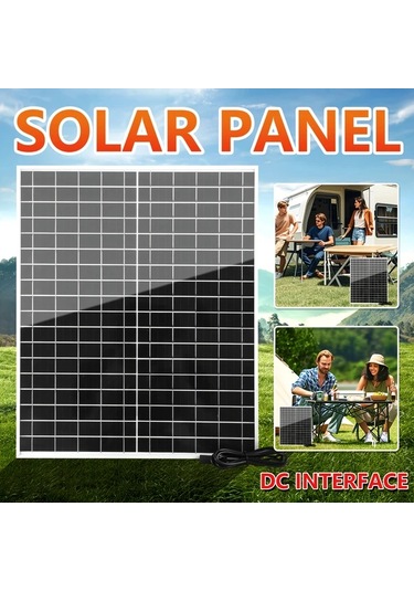 Boatshop1 1 Adet Solar Paneller Güneş Paneli Açık Taşınabilir Şarj Kiti Rv Piknik Tekne Kamp Mobil Güç Kaynağı