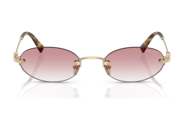 Mu Mua54s Zvn70o 51-20-140 Kadın Güneş Gözlüğü Altın