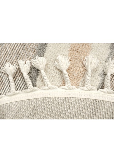 Dolce Vita Halı Kids 475 Rabbit Yuvarlak Halı Krem